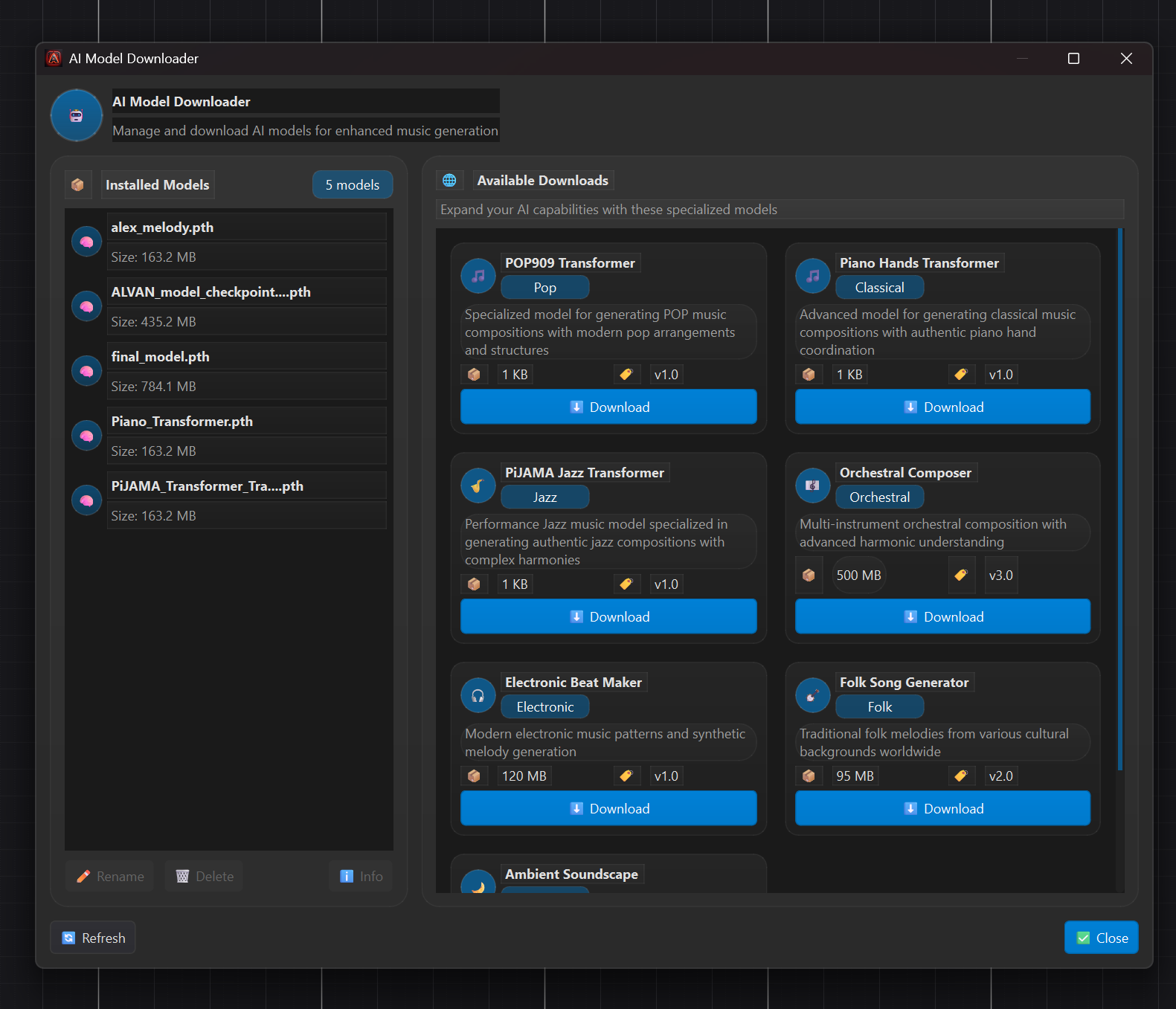 Model Downloader